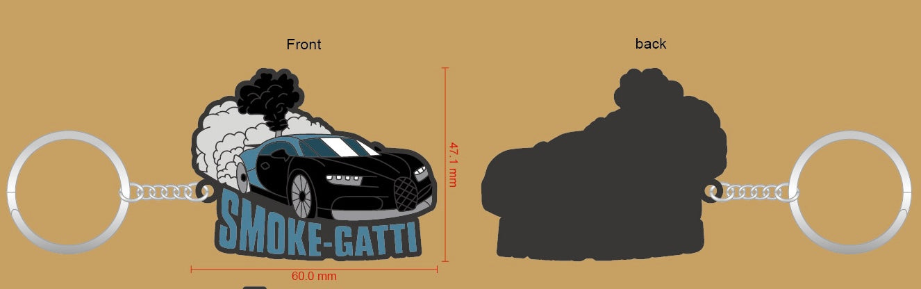 Porte clés Smoke-Gatti