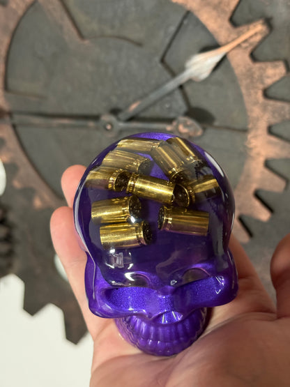 Large resin skull with 9mm socket
