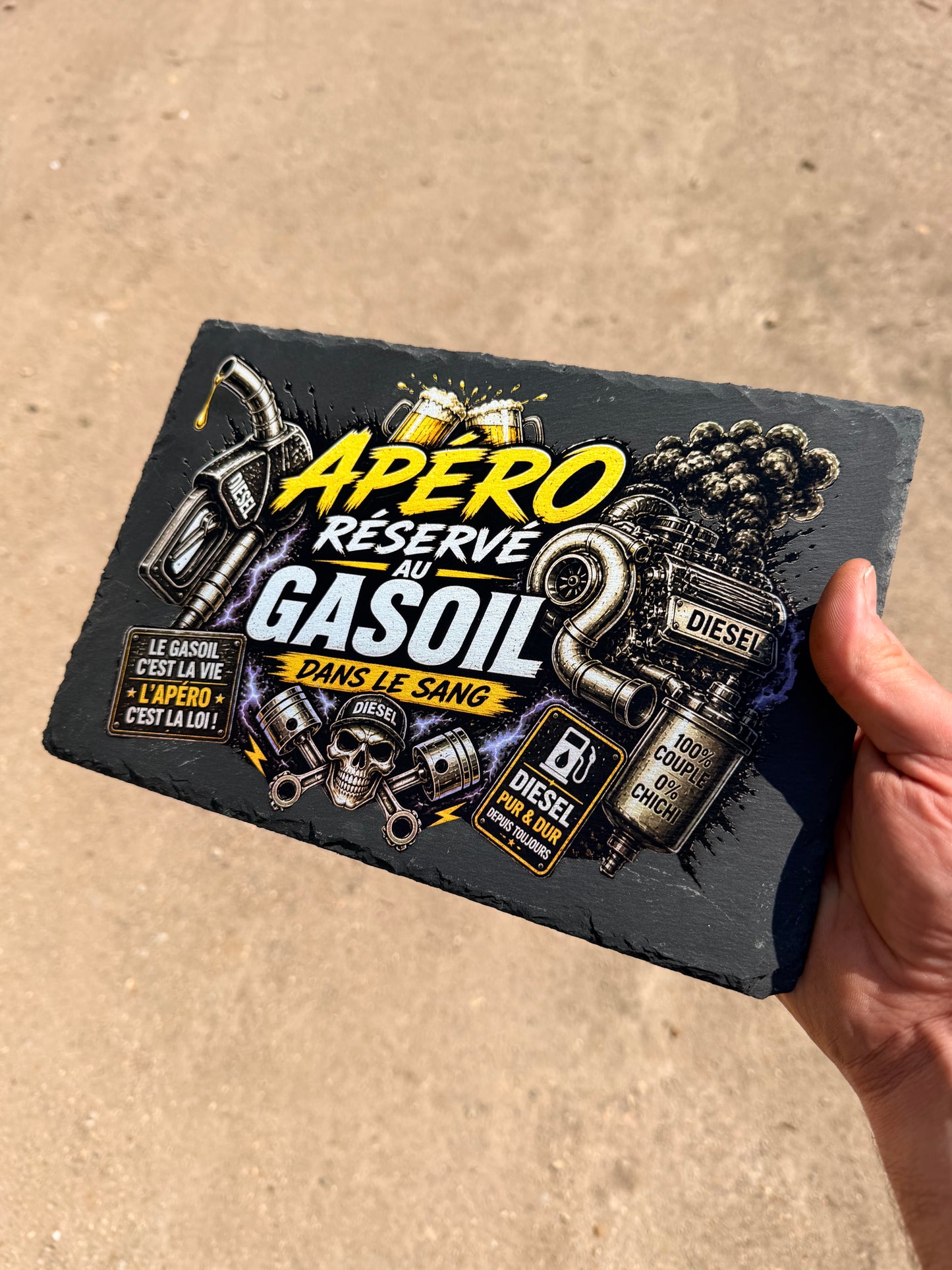 Planche de présentation apéro Gasoil