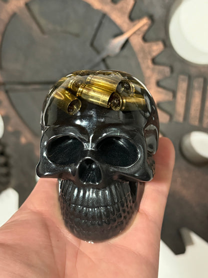 Large resin skull with 9mm socket